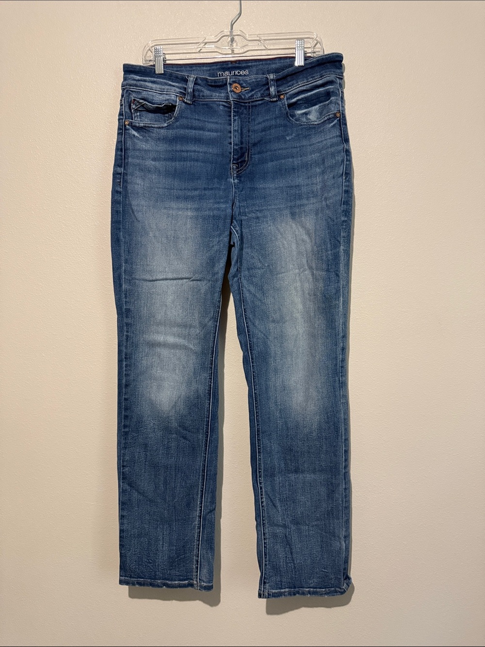 Maurices Women's Medium Blue Straight Leg Jeans
